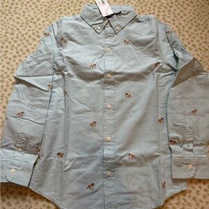 Light blue Embroidered Shirt